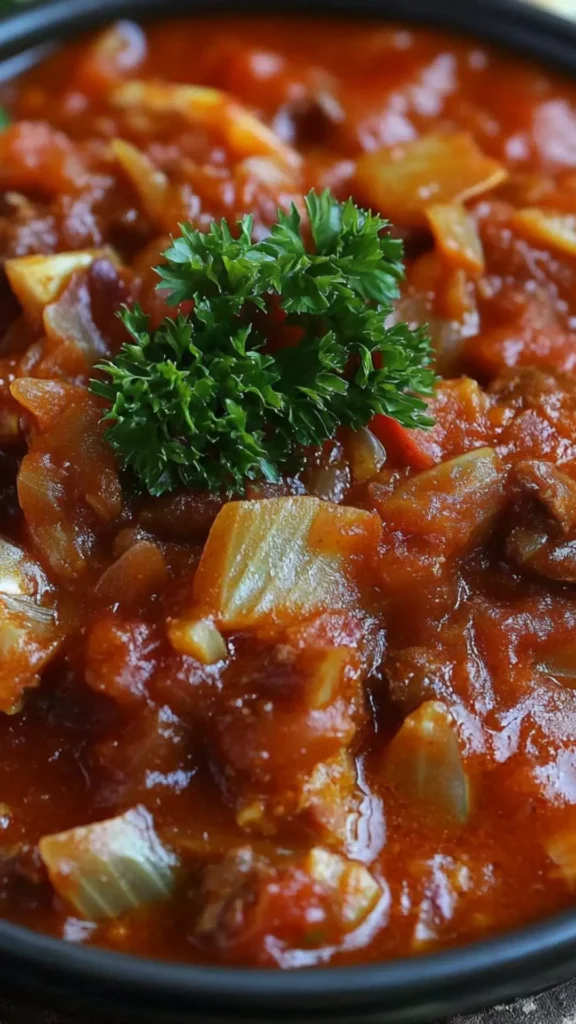 Szeged Style Cabbage Goulash copycat recipe