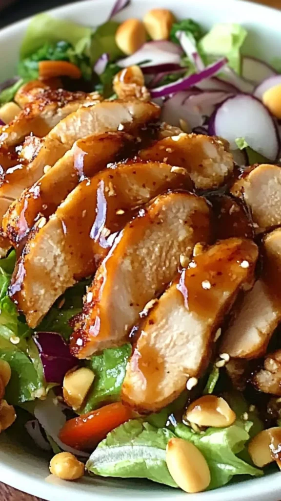 sweet onion chicken teriyaki salad copycat recipe