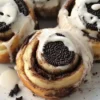 Oreo stuffed cinnamon rolls