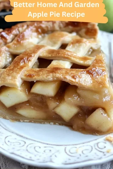 better home and garden apple pie recipe