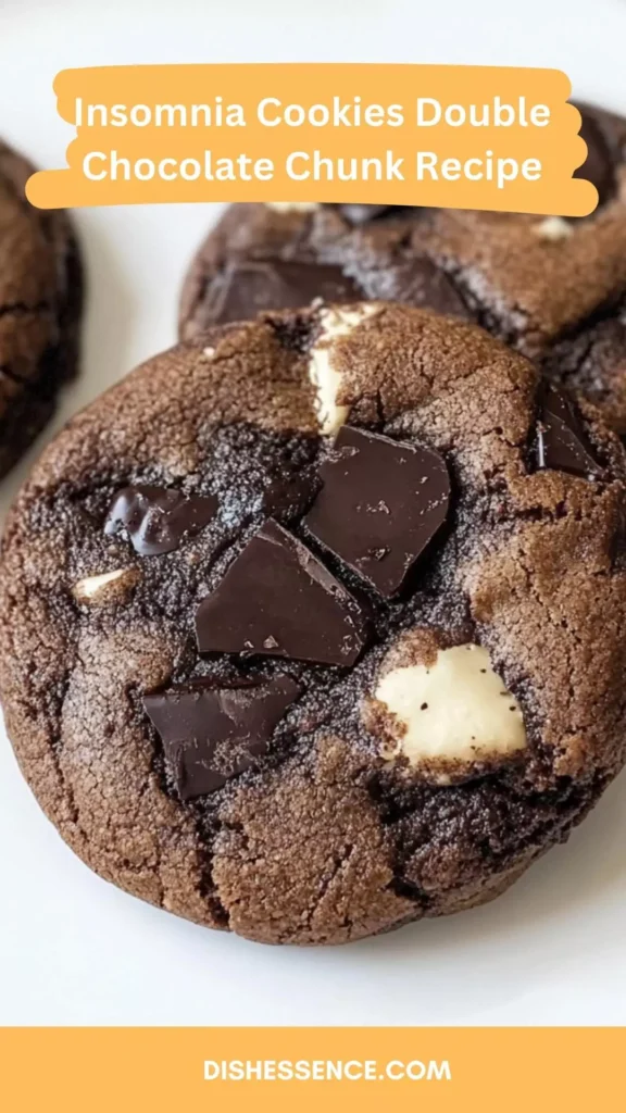 insomnia cookies double chocolate chunk recipe