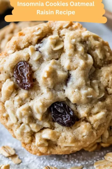 insomnia cookies oatmeal raisin recipe