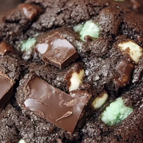 insomnia cookies double chocolate mint