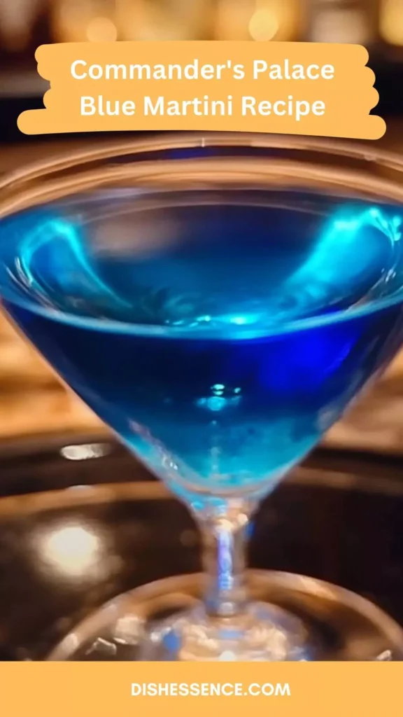 Commander's Palace Blue Martini Recipe