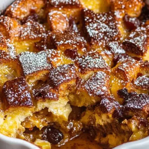 Caramelized Panettone Bread Pudding