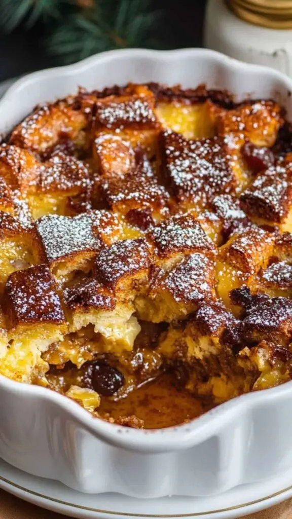 Caramelized Panettone Bread Pudding Caramelized Panettone Bread Pudding