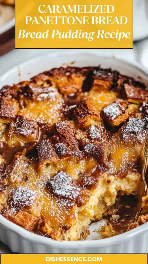 Caramelized Panettone Bread Pudding Recipe Caramelized Panettone Bread Pudding Recipe
