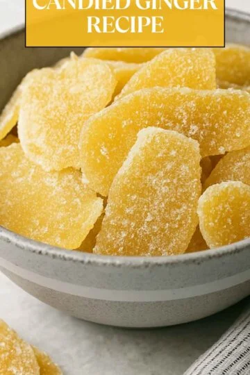 Homemade Candied Ginger Recipe