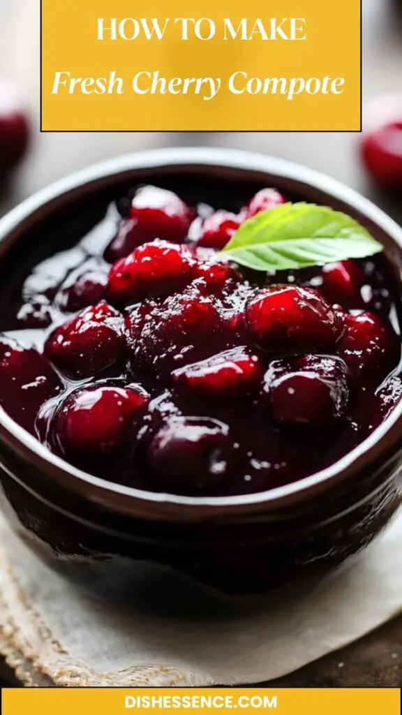 Fresh Cherry Compote Recipe Fresh Cherry Compote Recipe