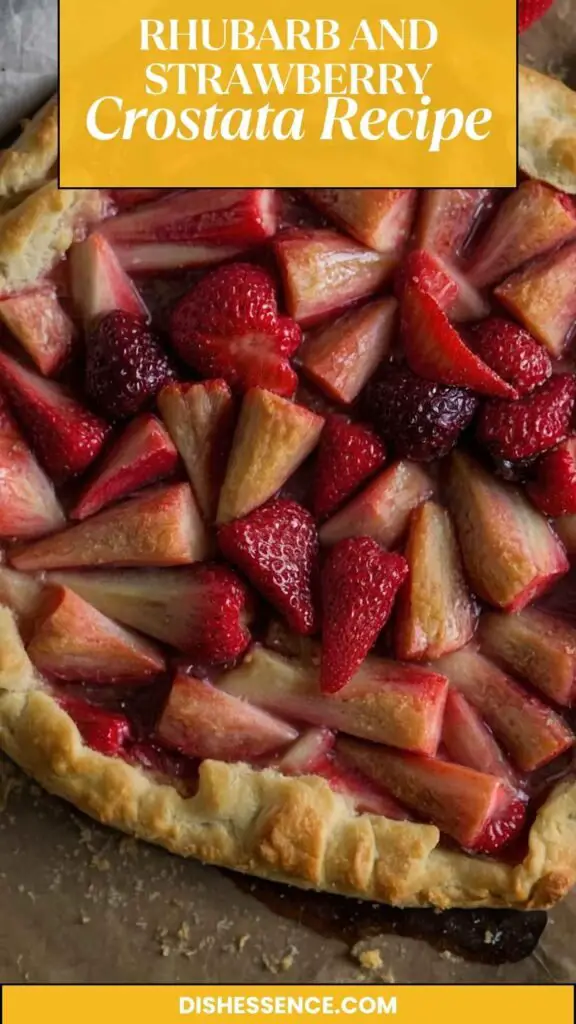Rhubarb and Strawberry Crostata Recipe