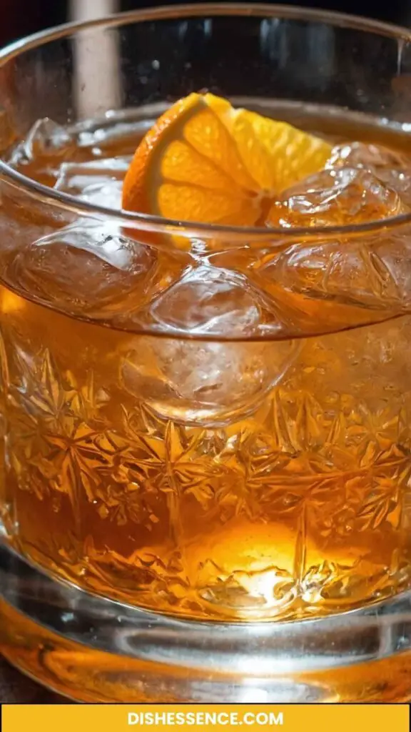 Drinking French Orange Bitters Cocktail Drinking French Orange Bitters Cocktail