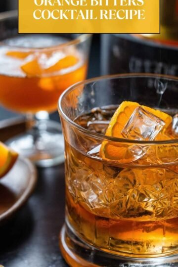 Drinking French Orange Bitters Cocktail Recipe