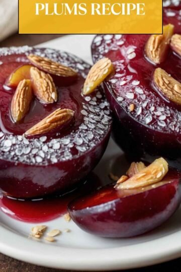 Oven Roasted Plums
