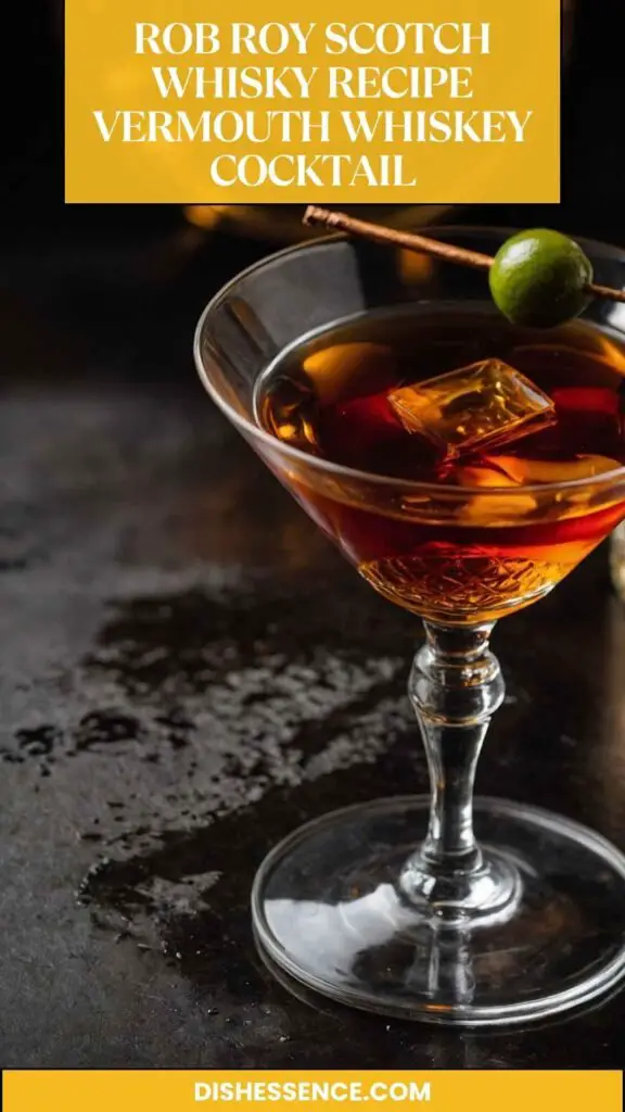 Rob Roy Scotch Whisky Recipe Vermouth Whiskey Cocktail Rob Roy Scotch Whisky Recipe Vermouth Whiskey Cocktail