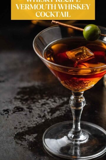 rob roy scotch whisky recipe vermouth whiskey cocktail