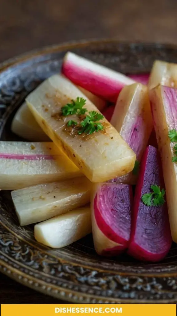 Homemade Pickled Turnips