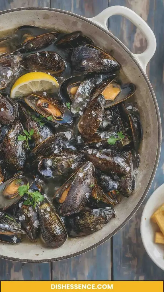 Moules Frites Mussels French Fries Cook