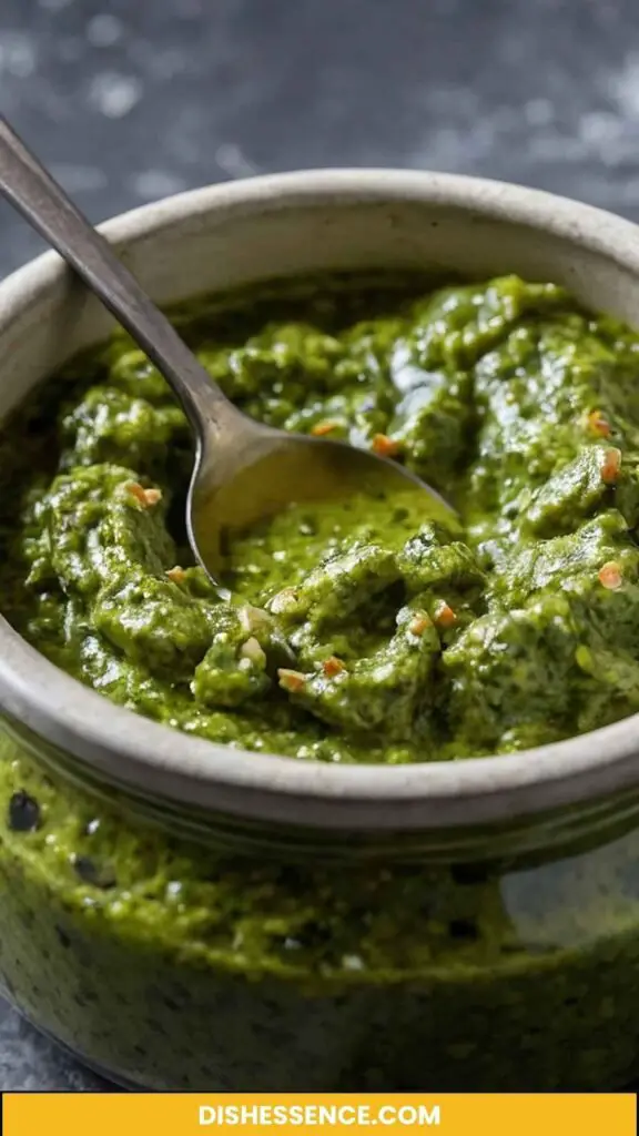 pistou radish leaf pesto