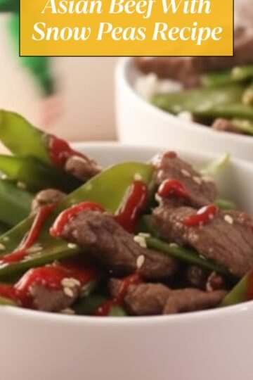 Asian Beef With Snow Peas Recipe