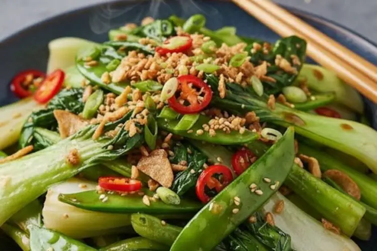 Asian Green Vegetables Recipe