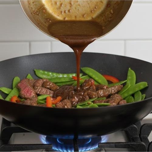 Step 6: Add the Sauce and Simmer