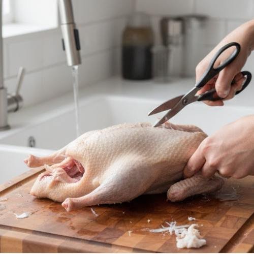 Step 1: Trim and Clean the Duck
